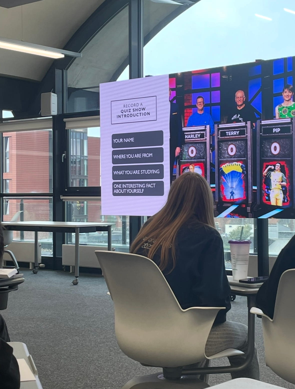 A welcome talk presentation at the University of Lincoln